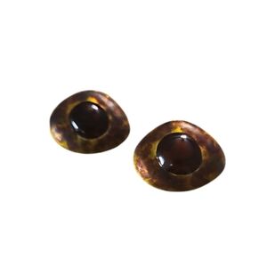 Vintage Chico's stud earrings fish eye style